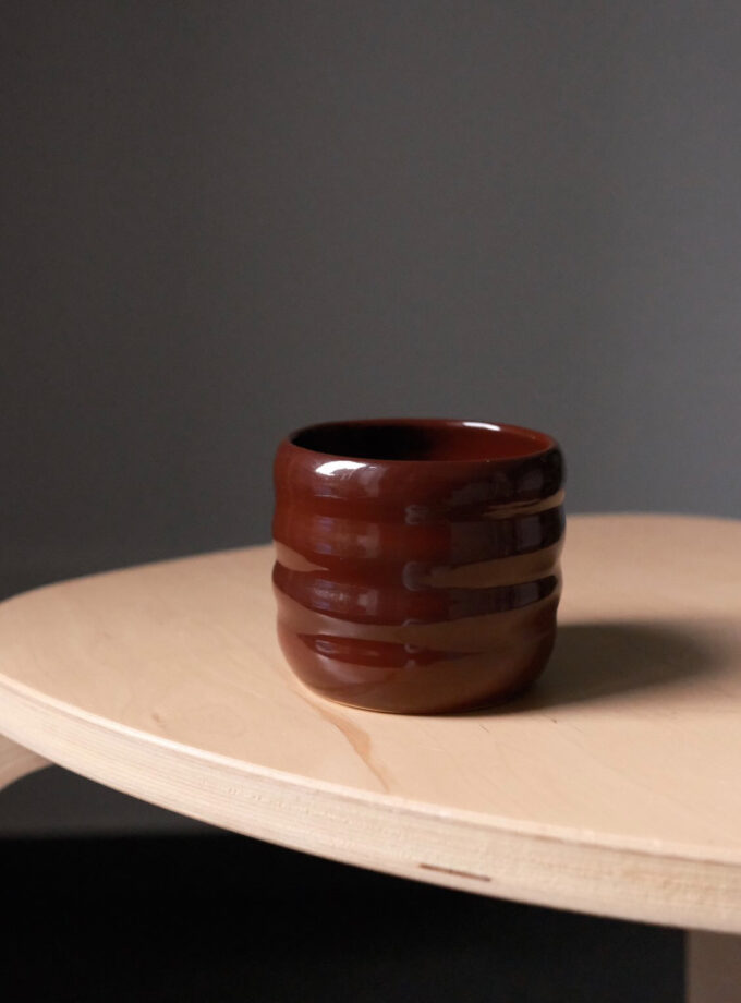 Wave Cup-rotbraun