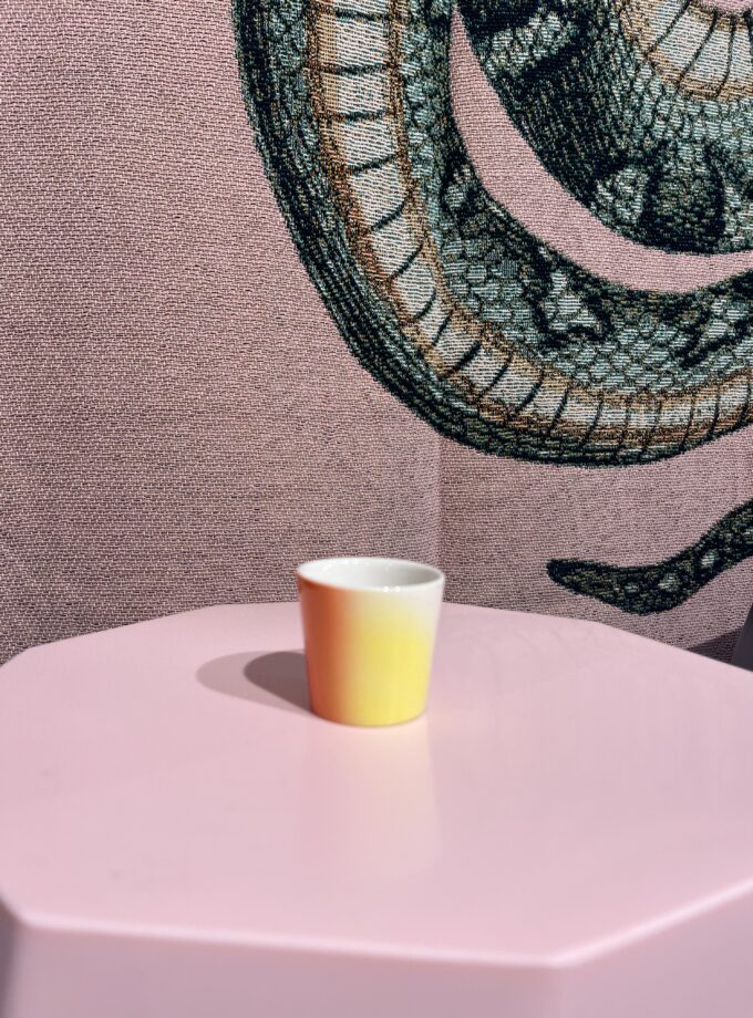 Tasse Espresso - Eierbecher white yellow/orange