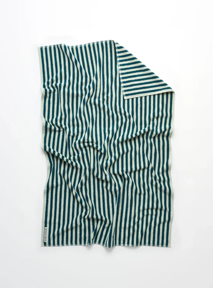 Naram Badetuch 100cm x 150cm, seafoam & deep teal