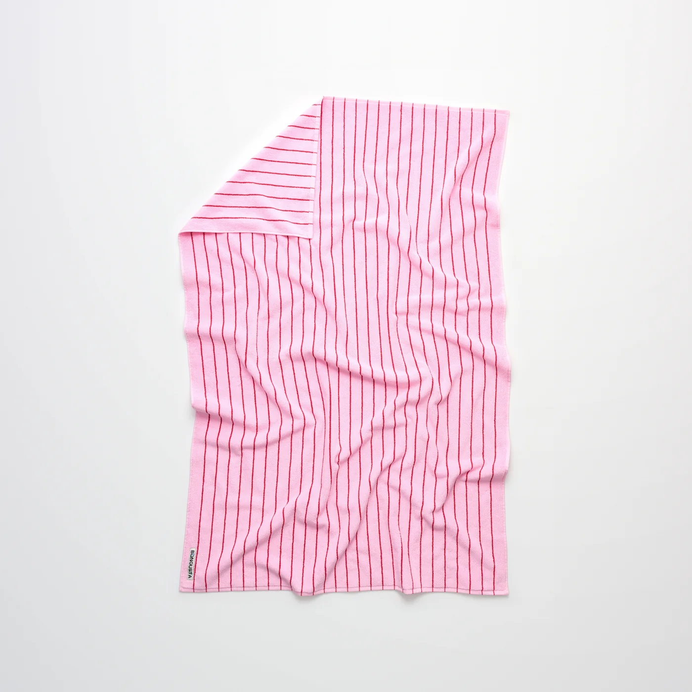 Naram Badetuch 100cm x 150cm, baby pink & ski patrol