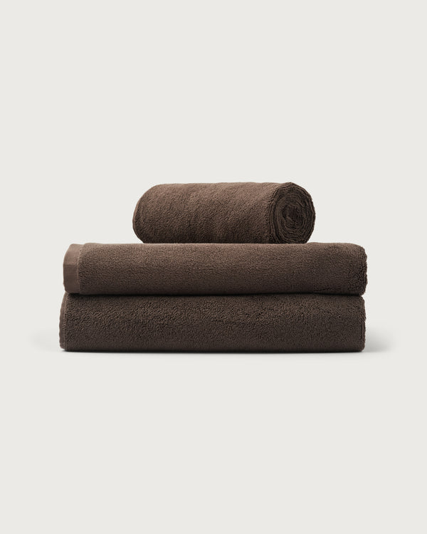 Naram Badetuch 100cm x 150cm, coffe – Bild 5