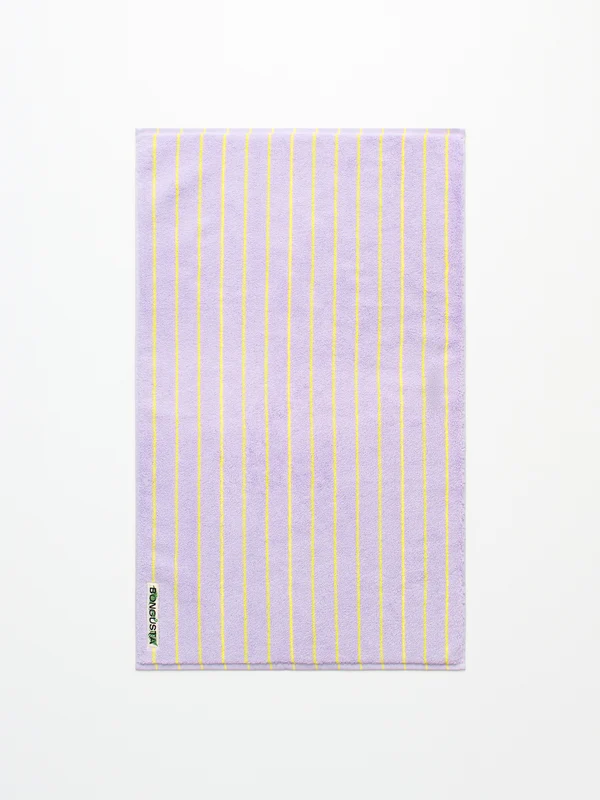 Naram Badematte, lilac &  neon yellow