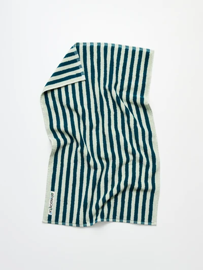 Naram Badetuch 70cm x 140cm, sea foam & deep teal